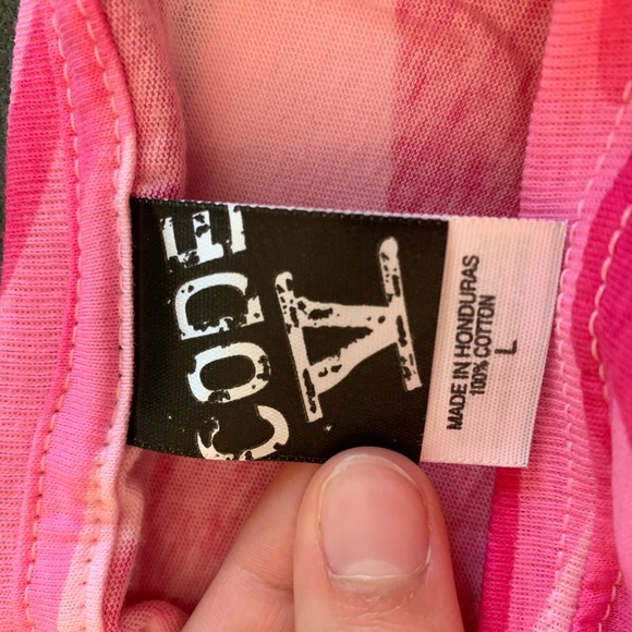 Pink camo oversized t-shirt - Picture 5 of 5